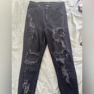 Ripped Boyfriend Jeans